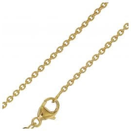 trendor 35903 Necklace 333 Gold Anchor Chain 1.5 mm for Kids Length 38/36