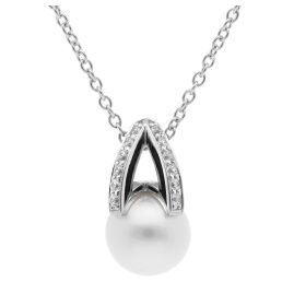 trendor 15141 Women's Silver Necklace with Pearl