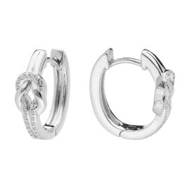 trendor 15150 Women's Hoop Earrings 925 Silver