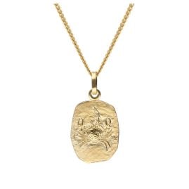 trendor 15436-07 Cancer Zodiac Gold 585 / 14K with Gold-Plated Silver Necklace