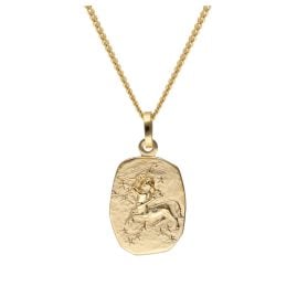 trendor 15436-12 Schütze Sternzeichen Gold 585 mit vergoldeter Silberkette