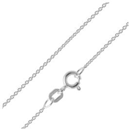 trendor 15700 Fine Anchor Chain Necklace 925 Silver 1.1 mm