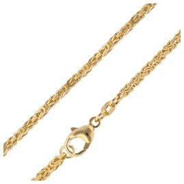 trendor 15716 Byzantine Chain Necklace Gold 585 / 14K Width 1.8 mm