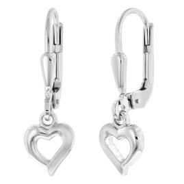 trendor 15957 Children's Earrings Hearts Silver 925 for Girls