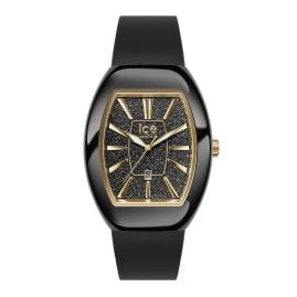 Ice-Watch 024030 Damen-Armbanduhr ICE Dome S Schwarz Glitzer