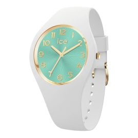 Ice-Watch 025931 Damen-Armbanduhr ICE champagne S Weiß Türkis