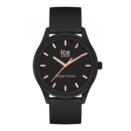 Ice-Watch 018476 Solar Wristwatch S Black/Rose Gold Tone
