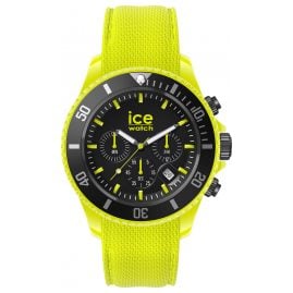 Ice-Watch 019838 Herrenuhr Chronograph ICE Chrono L Neongelb