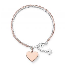 Thomas Sabo LBA0102-415-12-L19,5v Women's Bracelet Heart Two-Coloured