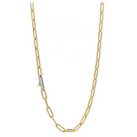Ti Sento 3947SY Women's Necklace Gold Tone with Cubic Zirconia