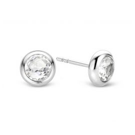 Ti Sento 7748ZI Women's Silver Stud Earrings