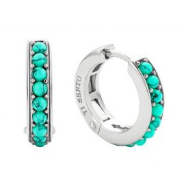 Ti Sento 7764TQ Women's Hoop Earrings Turquoise
