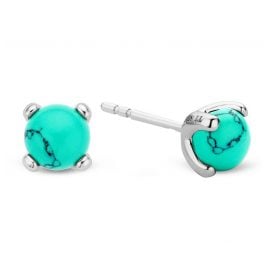 Ti Sento 7768TQ Women's Stud Earrings Turquoise