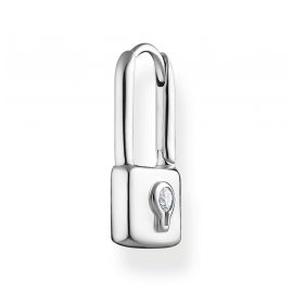 Thomas Sabo CR679-051-14 Single Creole Schloss Ohrring Silber
