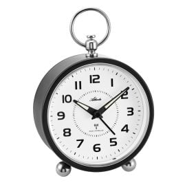 Atlanta 1836/7 Radio-Controlled Alarm Clock Quartz Black