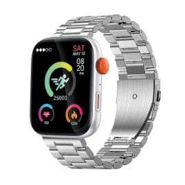 Atlanta 9739/19 Unisex-Aktivitätstracker mit 2 Bändern Silberfarben