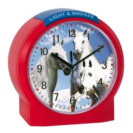 Atlanta 1189/1 Kids Alarm Clock Horses