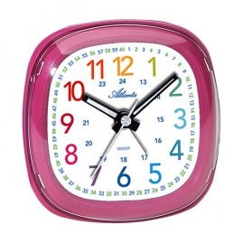 Atlanta 1736/8 Kids Alarm Clock Pink