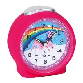 Atlanta 1981/17 Alarm Clock Unicorn Pink