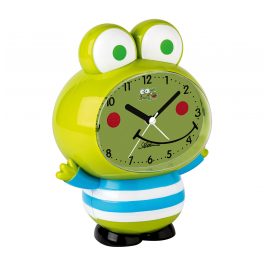 Atlanta 2161 Alarm Clock with Quiet Movement Frog Green