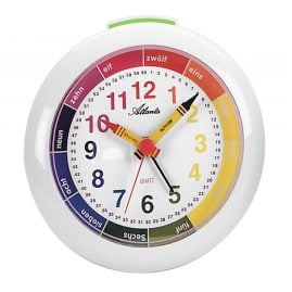 Atlanta 1265/0 Kids Learning Alarm Clock White