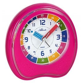 Atlanta 1953/17 Kids Learning Alarm Clock with Repetition Pink