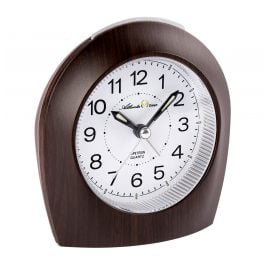 Atlanta 2508/20 Alarm Clock Walnut Dark Brown