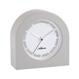 Atlanta 3105/4 Table Alarm Clock with Silent Quartz Movement Grey