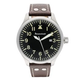 Messerschmitt ME-47XLB Men's Pilots Watch XL Observer Brown/Black