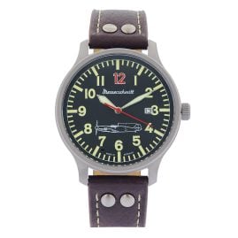Messerschmitt 109-42R12L Men's Quartz Watch Pilot ME109 Red 12