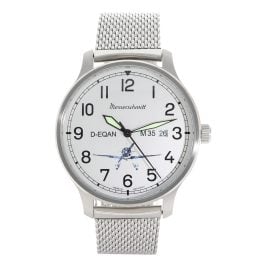 Messerschmitt M-35Q-SM Men's Wristwatch M35 Quartz with Mesh Bracelet
