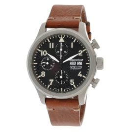 Messerschmitt ME-3H214 Men's Aviator Watch Automatic Chronograph Leather Strap