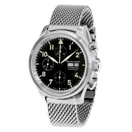 Messerschmitt ME-7H136M Men's Wristwatch Automatic Chronograph Leather Strap