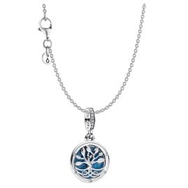 Pandora 28187 Damen-Halskette Silber Leuchtender Unendlichkeitsbaum