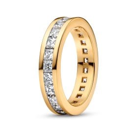 Pandora 163797C01 Damen-Ring Ewigkeit Goldfarben