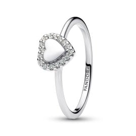 Pandora 193801C01 Ladies' Ring Heart Silver