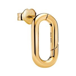 Pandora 263856C00 Single Ear Stud Link Earring Gold Tone
