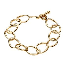 Pandora 563864C00 Women's Bracelet Organically Shaped Gold Tone