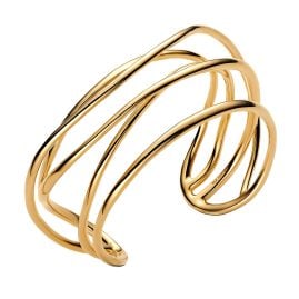 Pandora 563867C00-2 Women's Bangle Wired Gold Toned Limited Edition