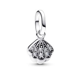 Pandora 793855C01 Mini Charm-Anhänger Silber Funkelnde Muschel
