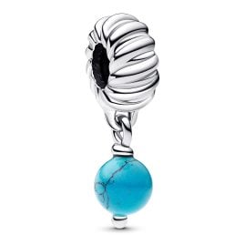 Pandora 793901C01 Dangle Charm Silver Turquoise