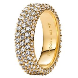 Pandora 162634C01 Ladies´ Ring Timeless Pavé Gold Tone