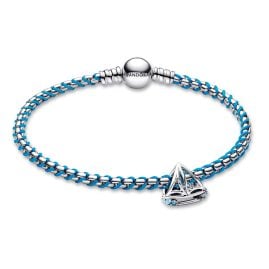 Pandora 28903 Damen-Armband Geschenk-Set Segelboot Türkisfarben