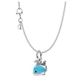 Pandora 28907 Damen-Halskette Silber Geschenkset Wal