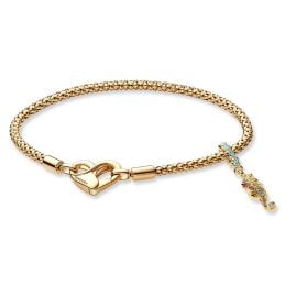 Pandora 28910 Damen-Armband Geschenkset Seepferdchen Goldfarben