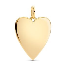 Pandora 364016C00 Anhänger Goldfarben Herz Gravurplatte