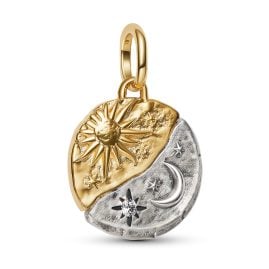 Pandora 763977C01 Medaillon Anhänger Zweifarbig Sonne und Mond