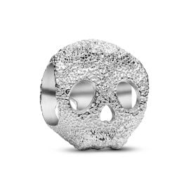 Pandora 794040C00 Silver Charm Textured Skull Mini