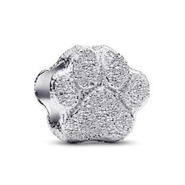 Pandora 794043C00 Charm Silver Textured Paw Mini