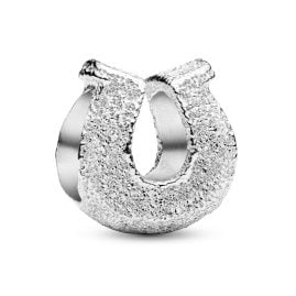 Pandora 794056C00 Silver Charm Textured Horseshoe Mini